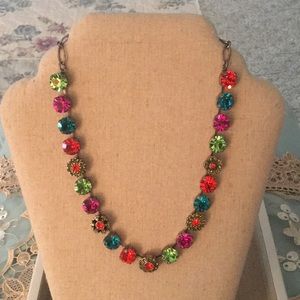 Mariana multicolored Swarovski choker